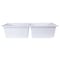 Alfi Brand White 34" Undermount Dbl Bowl Granite Composite Kitchen Sink AB3420UM-W - alternate 3
